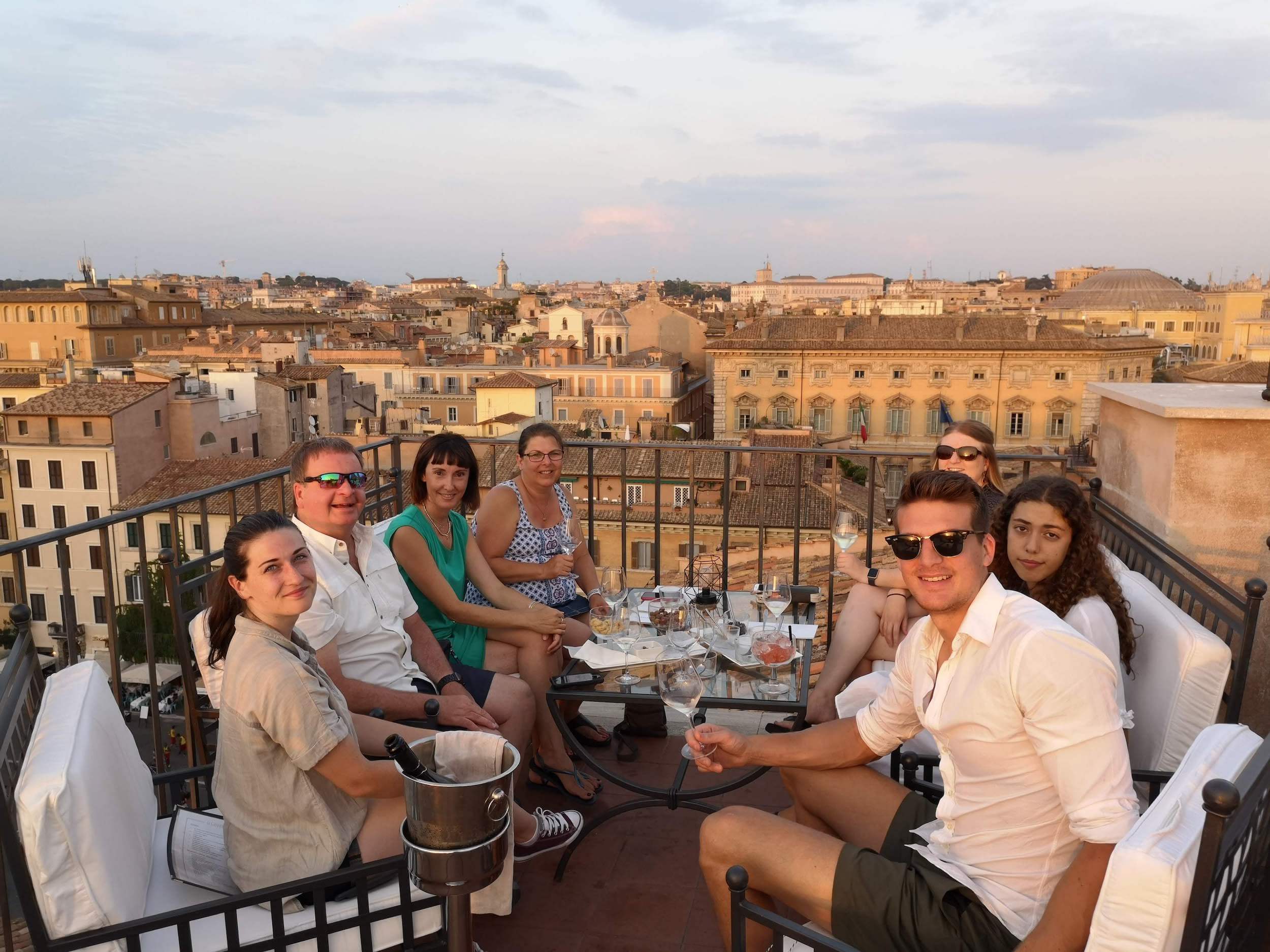 Eitch Borromini: Rome's Stunning Rooftop Restaurant 'La Grande Bellezza' -  An American in Rome