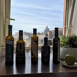 Tasting and Striping Extra Virgin Olive Oil